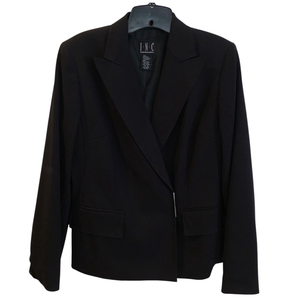 Vintage INC Blazer Single Breasted Decorative Side Button Size 6 EUC 90’s Y2K